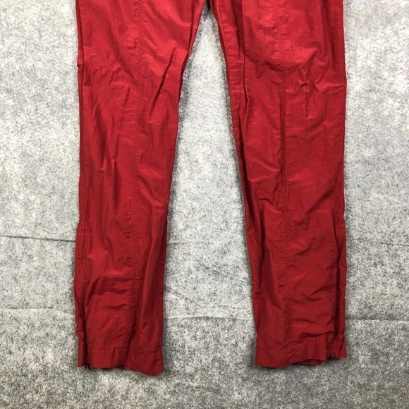 J. Crew Pants Women's Size S Red Cotton Blend Elastic Waist Drawstring - Picture 6 of 11